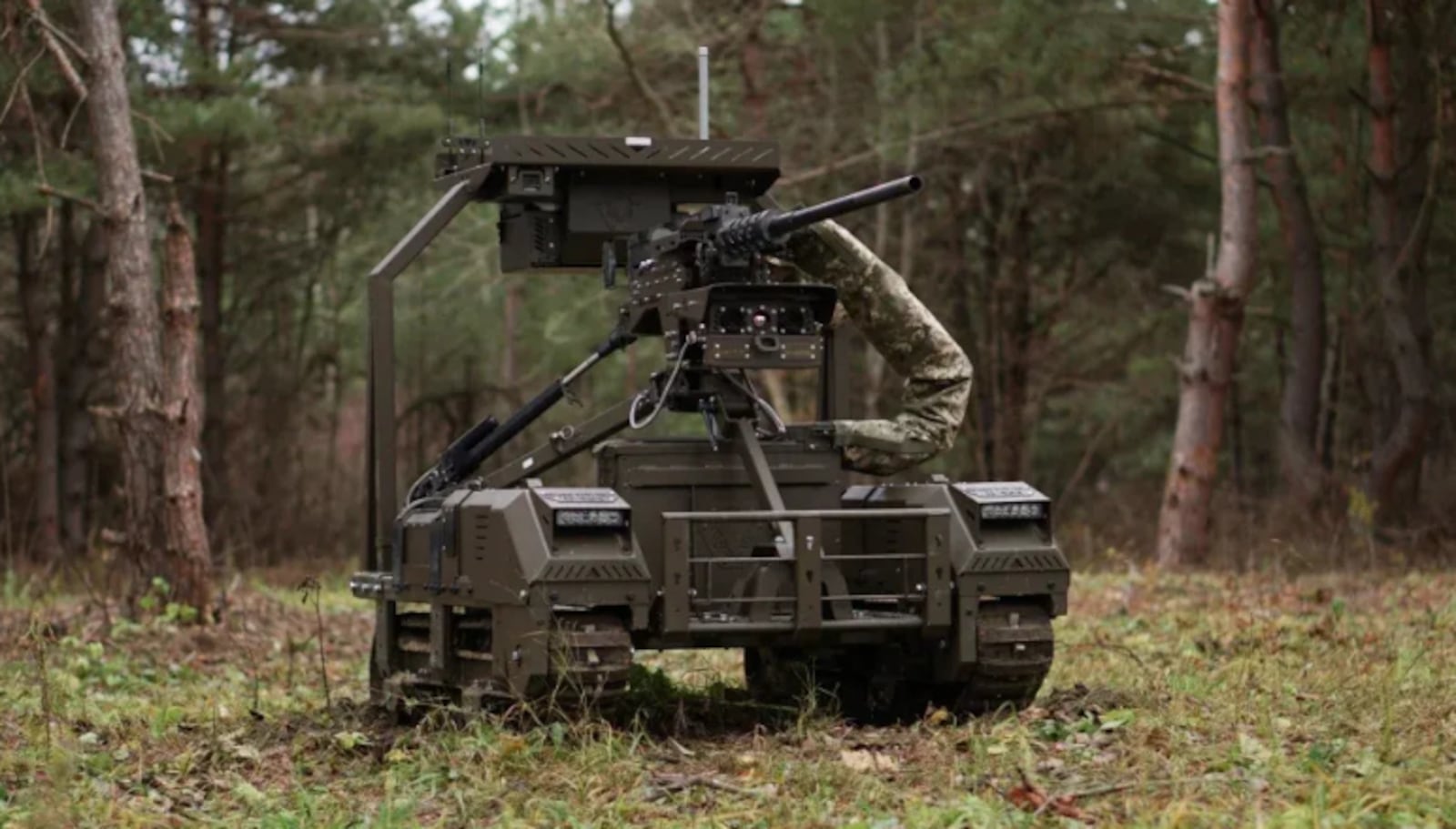 Kiev vem investindo em expandir a frota de robôs na guerra contra a Rússia Divulgação/DevDroid