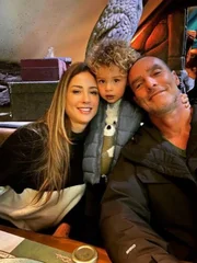 Elaine Quisinski e Paulo Zulu e o filho Kiron