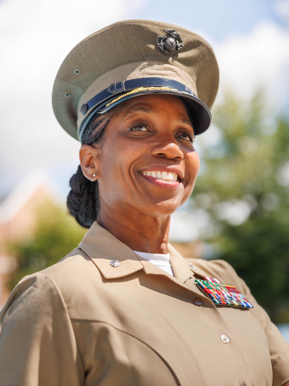 Imagem relacionada à notícia: Uma testemunha, participante do histórico da USMC: Tenente Col Rhonda C. Martin Ìs 4 décadas de serviço