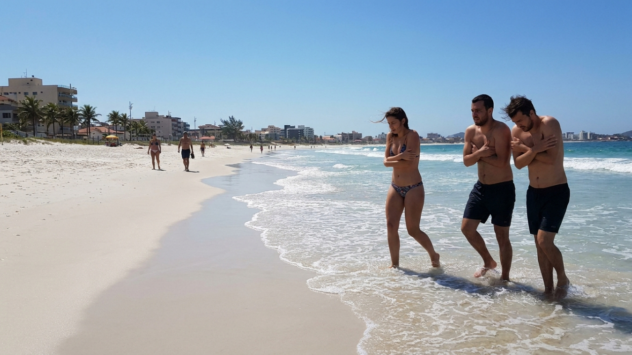 A cidade litorânea onde o mar pode ficar surpreendentemente frio mesmo sob sol forte porque ventos fazem águas profundas subirem até a superfície