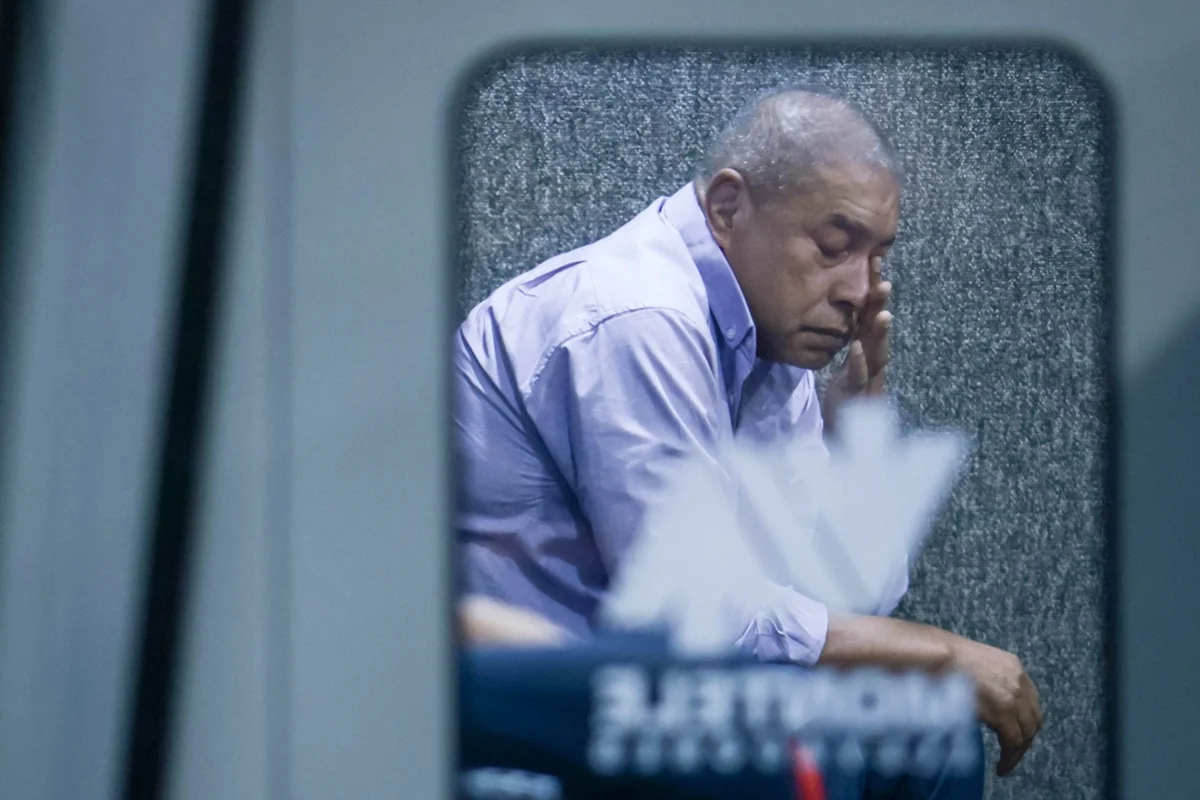 Carlos Xavier durante julgamento no Recanto das Emas