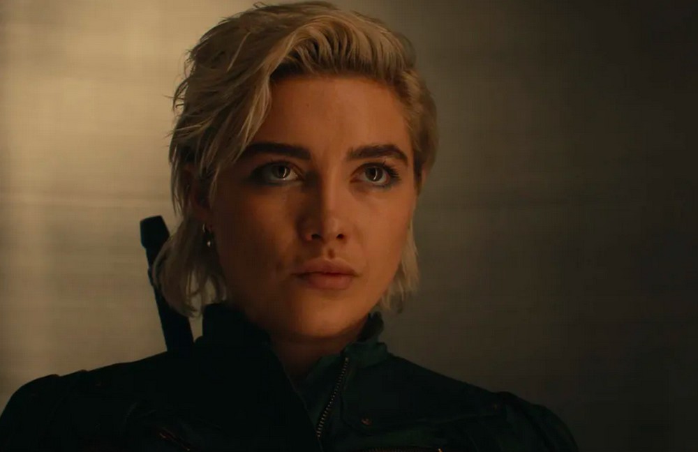 A atriz Florence Pugh em cena de Thunderbolts (2025), da Marvel — Foto: Reprodução