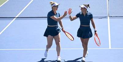 Dabrowski e Stefani no US Open Foto: Ben Solomon/USTA/Divulgação / Esporte News Mundo