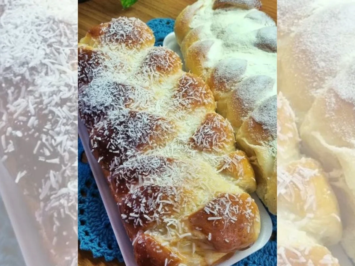 Rosca de coco fácil e econômica garante sabor de padaria em casa