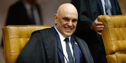 O ministro Alexandre de Moraes discursou em evento na Faculdade de Direito da USP, no Largo S&atilde;o Francisco. Foto: Wilton Junior/Estad&atilde;o / Estad&atilde;o