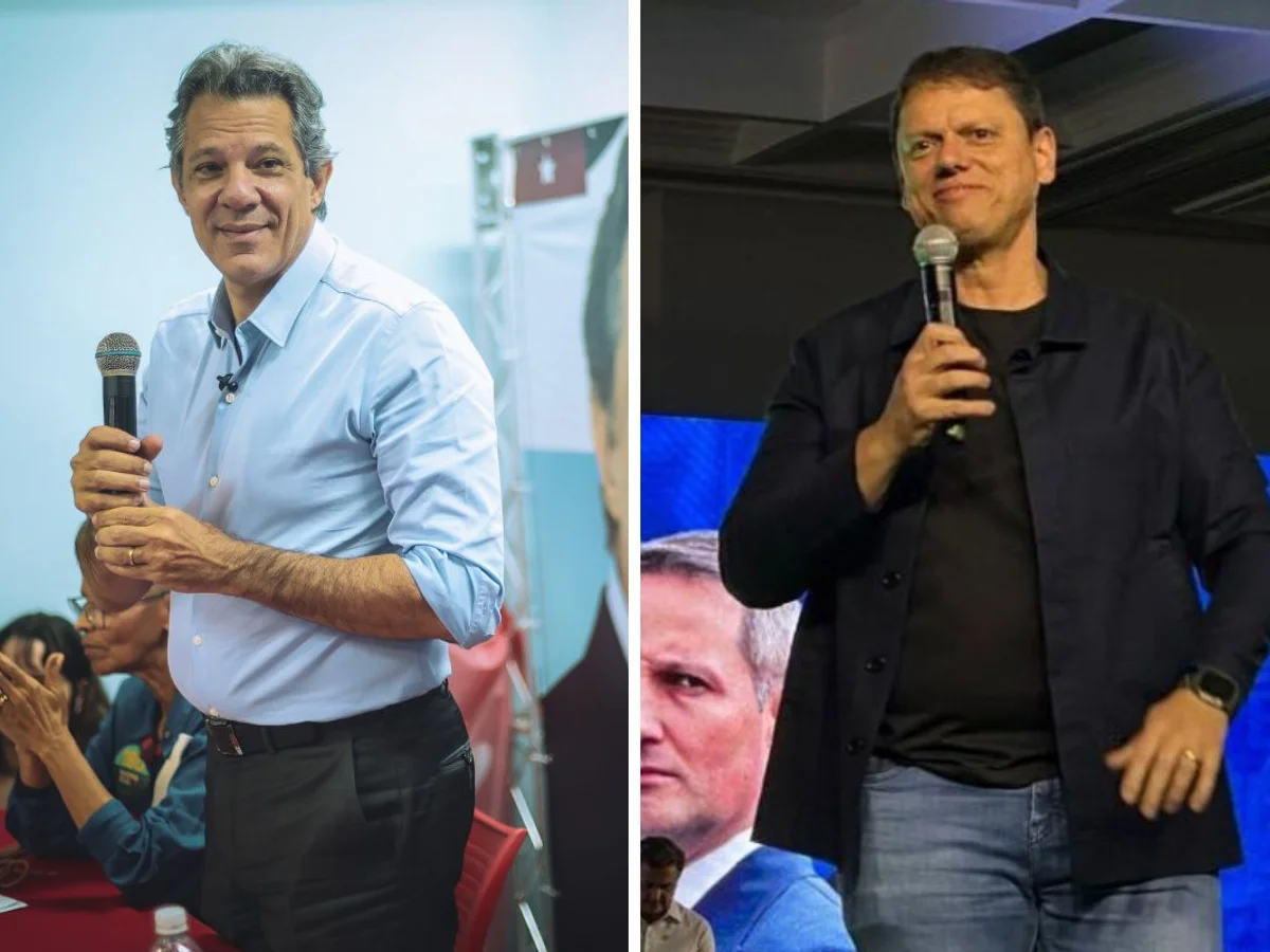 Datafolha: Tarcísio tem 50% ante 30% de Haddad, e venceria em 1° turno hoje