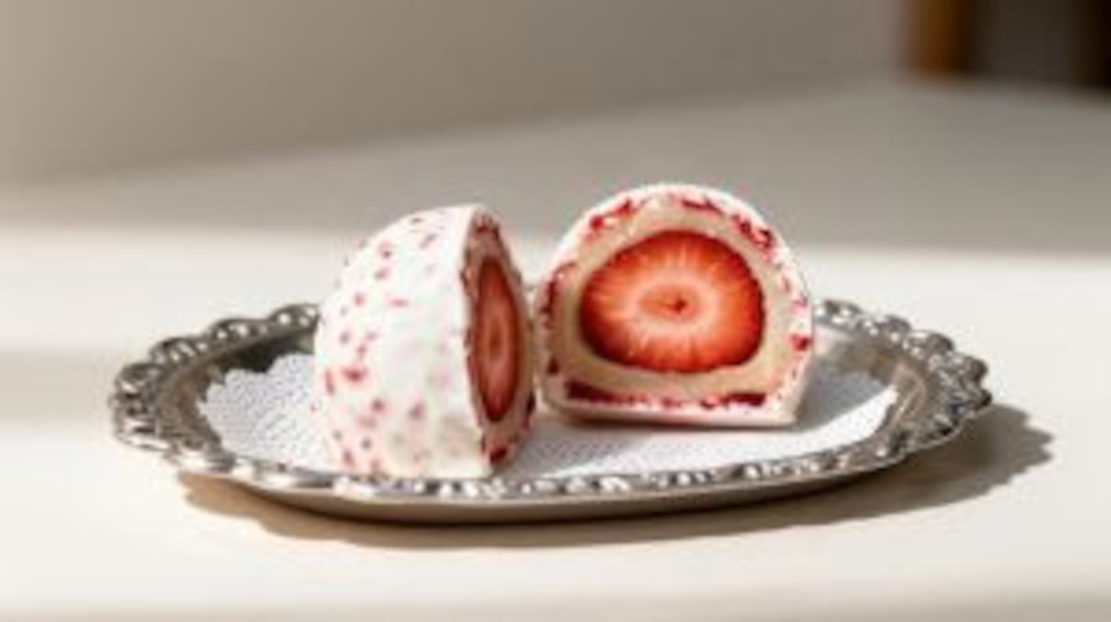 Morango cravejado da Sodiê Doces, com lojas em todo o Brasil