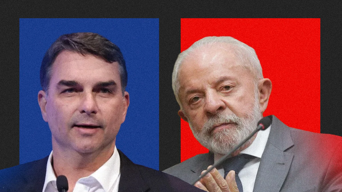 Flávio Bolsonaro discute ida a debate diante de possível duelo com Lula