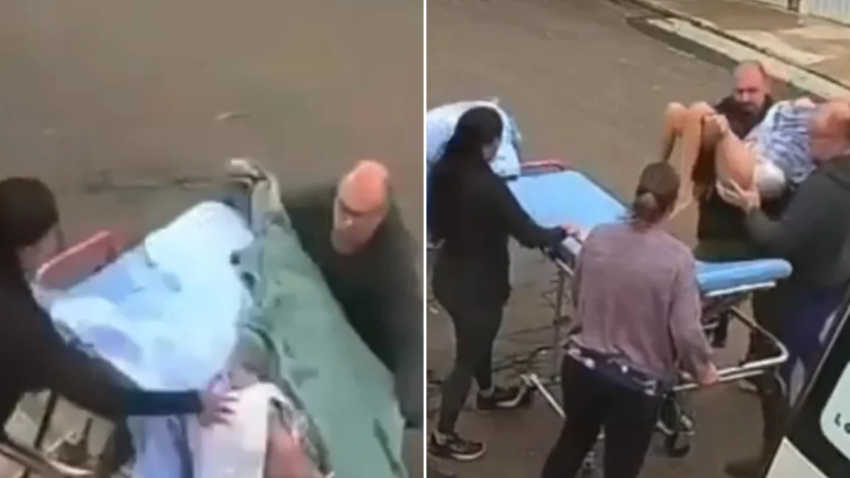 Paciente cai de maca a caminho de ambulância em MG; profissional é demitida