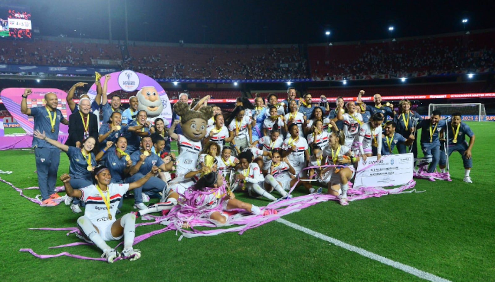 São Paulo conquistou a Supercopa Feminina de 2025 Staff Images/CBF