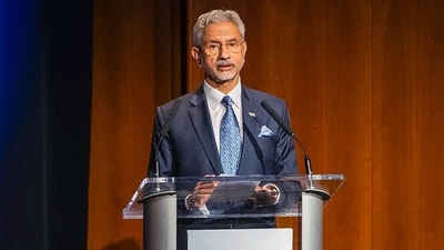 S Jaishankar also flagged growing opposition to immigration and mobility in the US. (@DrSJaishankar/X)