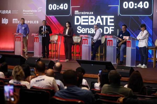Candidatos ao Senado pelo DF avaliam debate promovido pelo Metrópoles