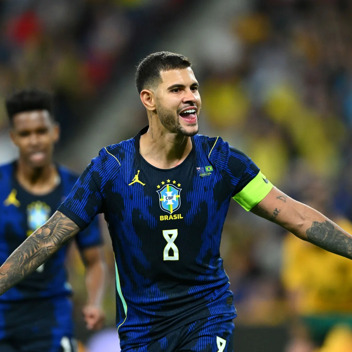 Bruno Guimarães explica troca na cobrança de pênalti: "Ancelotti mandou"