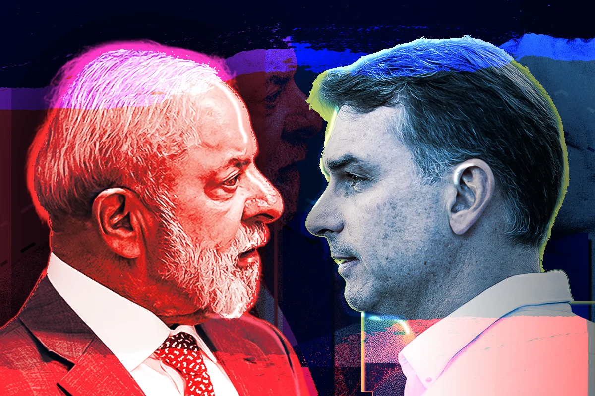 Meio/Ideia: Lula e Flávio Bolsonaro estão empatados com 46% no 2º turno