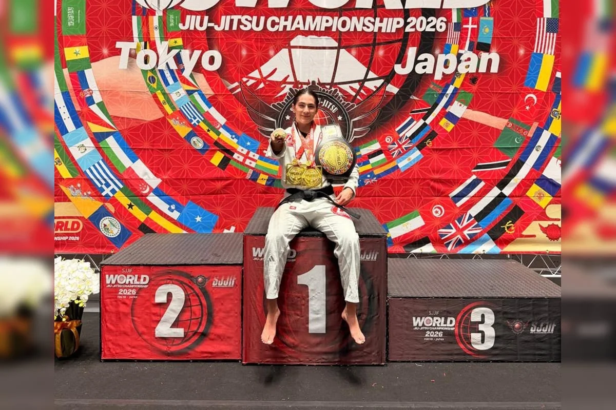 De Brasília a Tóquio: brasiliense se torna campeã mundial de jiu-jitsu