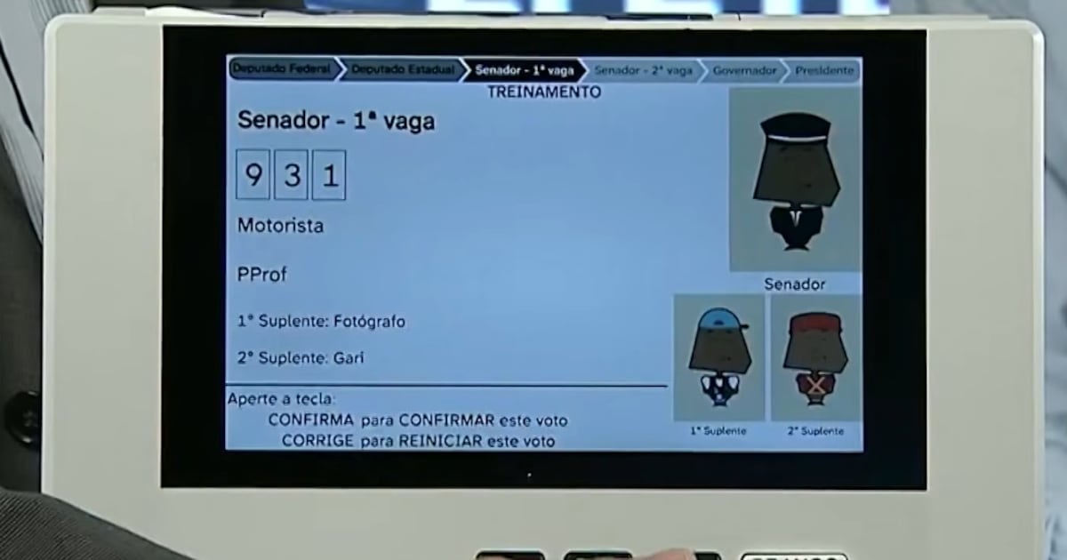 Eleições 2026: urna terá barra de progresso pela primeira vez para orientar eleitor na hora do voto