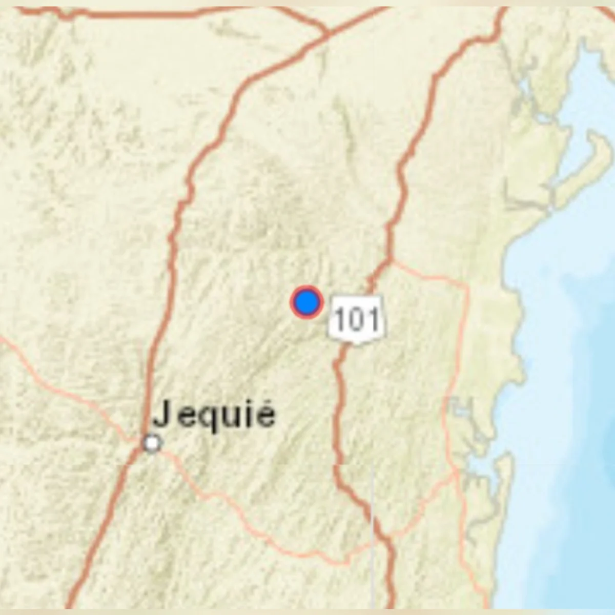 Tremor de magnitude 2,04 é registrado no interior da Bahia