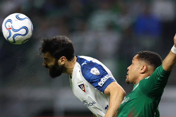 Com gol de Giay, Palmeiras vence LDU e sai na frente na Libertadores - destaque galeria