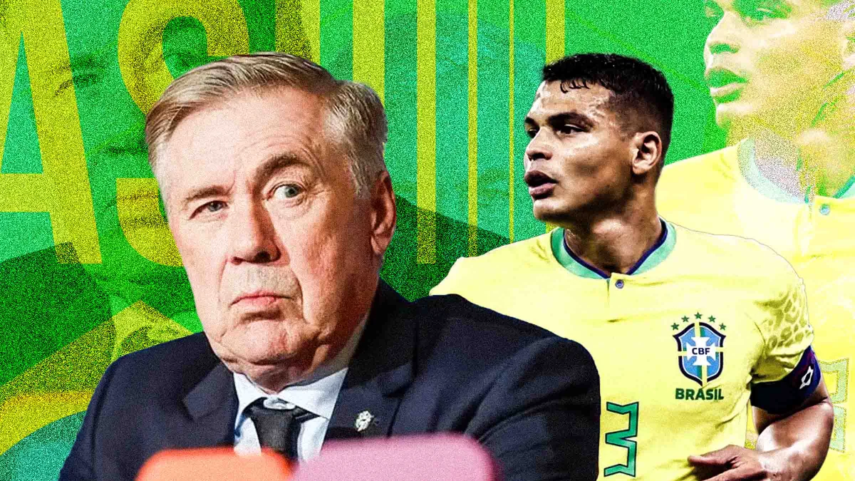 Ancelotti rebate crítica de Thiago Silva à convocação de jovens na Seleção