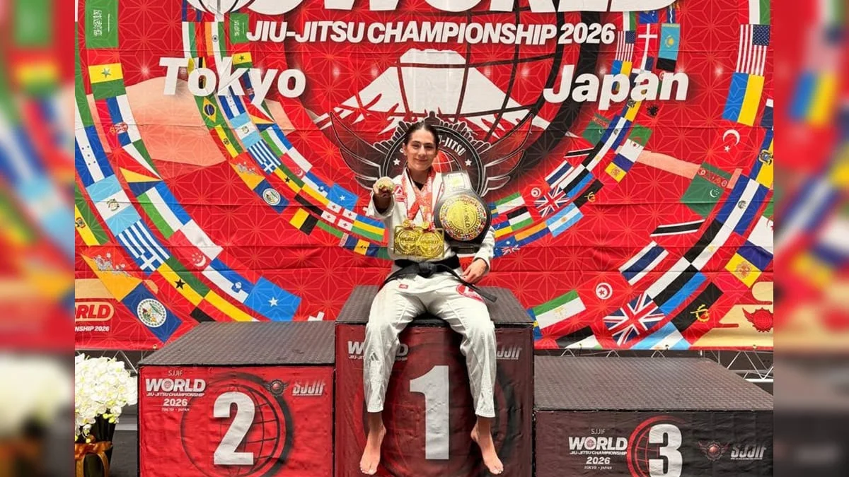 De Brasília a Tóquio: brasiliense se torna campeã mundial de jiu-jitsu