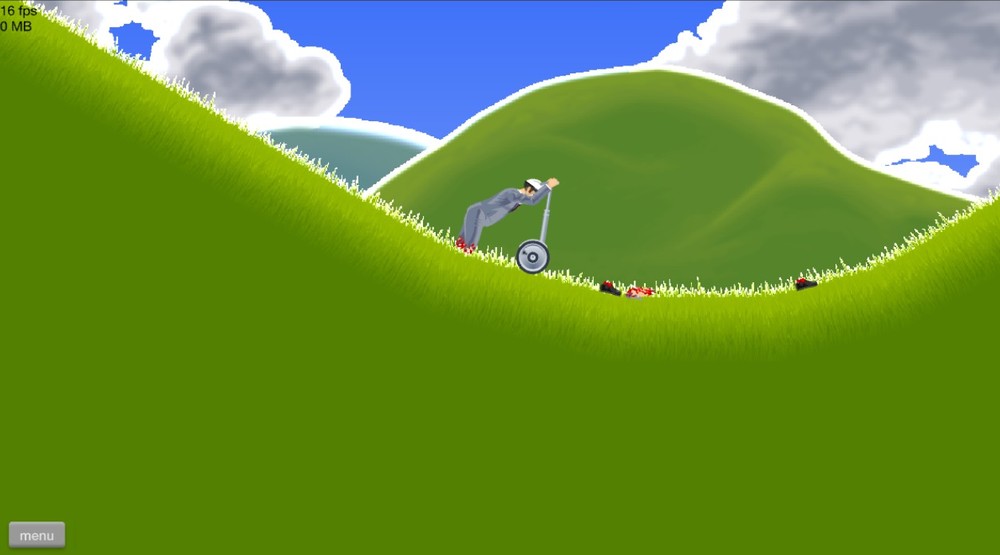 Happy Wheels é game de plataforma com proposta brutal — Foto: Reprodução/Róbson Martins