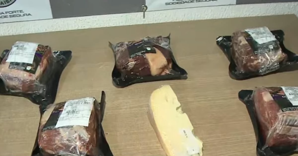 Homem é preso após roubar carnes e queijo para churrasco em supermercado de João Pessoa