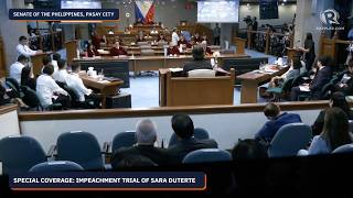 Nakakaantok? Benny Abante foi pego cochilando durante o julgamento da vice-presidente Sara Duterte