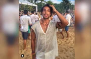 Maffei passou um dos Réveillons em uma mansão em Trancoso (BA), com Gabriela Pugliesi