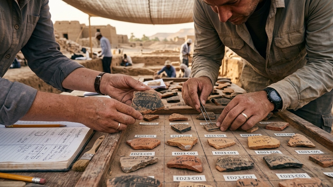 13 mil pedaços de cerâmica escritos foram encontrados no Egito e registram mais de 1.000 anos de vida cotidiana