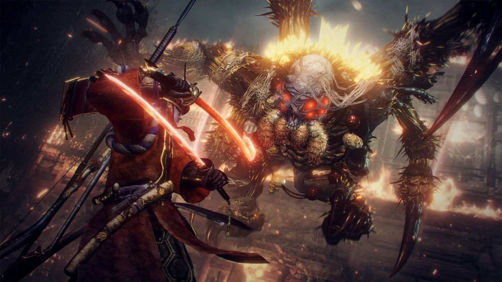 Nioh 2 traz combates ainda mais desafiadores que o jogo anterior e introduz novos poderes de yokai em sua jogabilidade — Foto: Reprodução/Steam