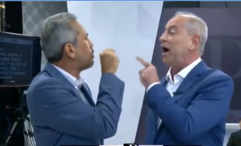 Ciro Gomes e Elmano de Freitas batem boca durante debate: 'Baixa o dedinho'