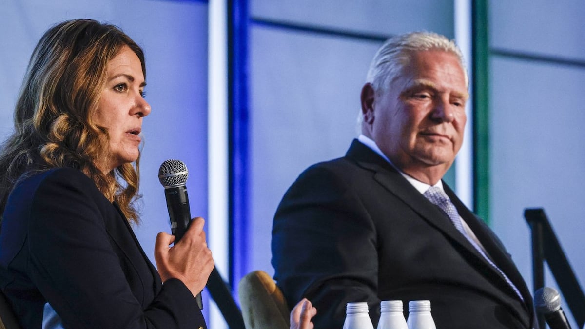 In Calgary, Ontario premier talks Northern Shield pipeline