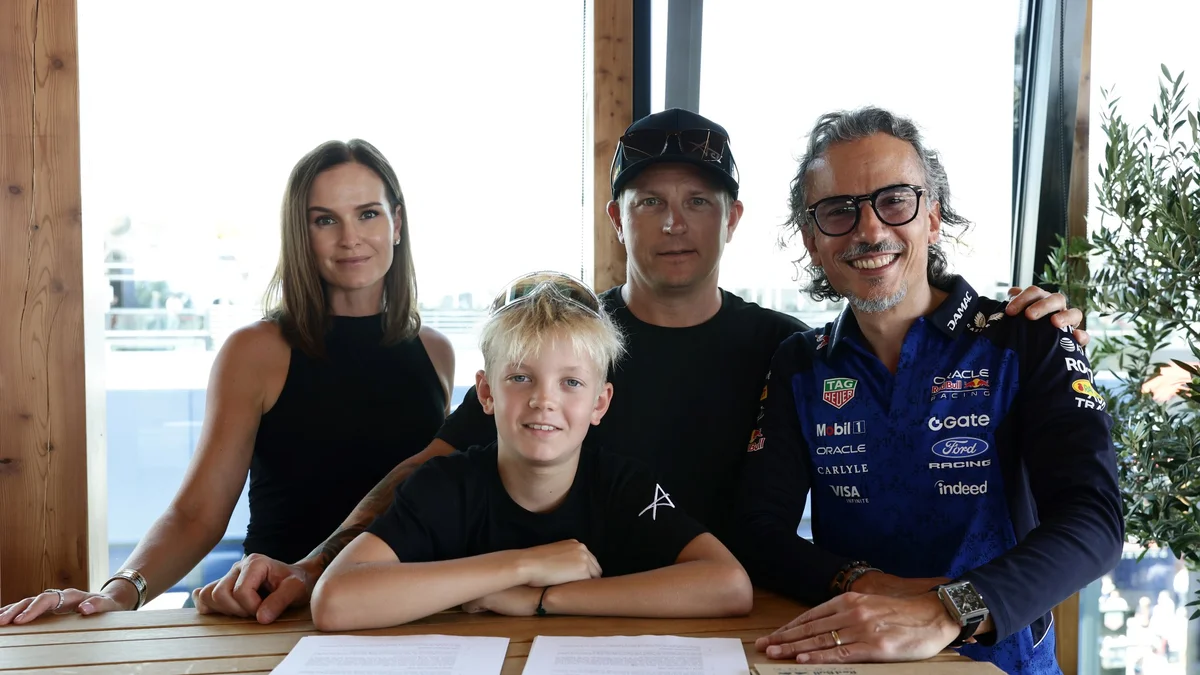 F1: filho de Kimi Raikkonen entra para programa de pilotos da Red Bull