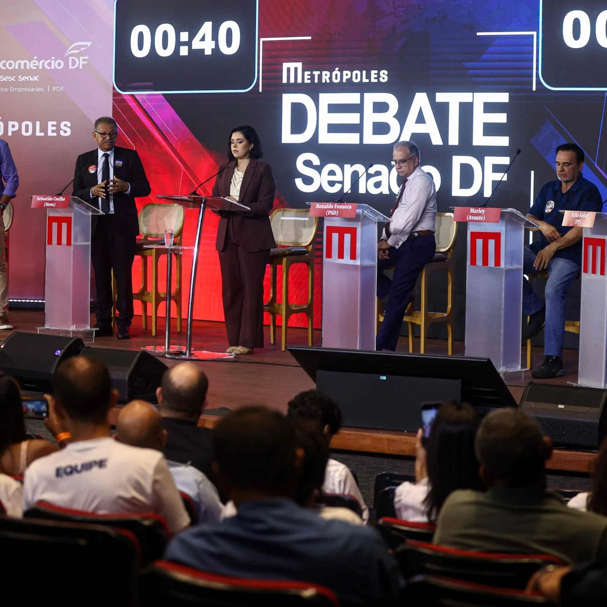 Candidatos ao Senado pelo DF avaliam debate promovido pelo Metrópoles