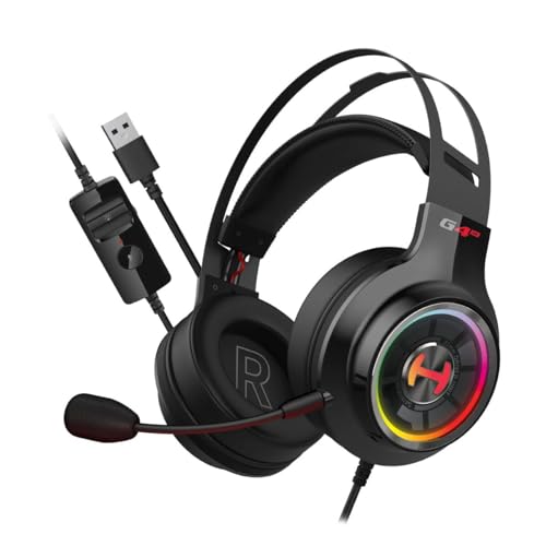 Headset gamer 7.1 G4TE Over-Ear, preto - Hecate Edifier