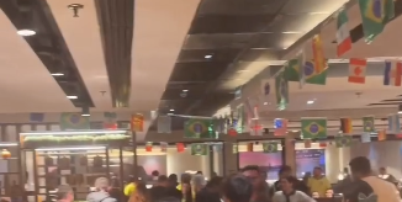 Situa&ccedil;&atilde;o gerou p&acirc;nico entre os clientes do restaurante Foto: Reprodu&ccedil;&atilde;o/Instagram/@bairrosdazonanorte