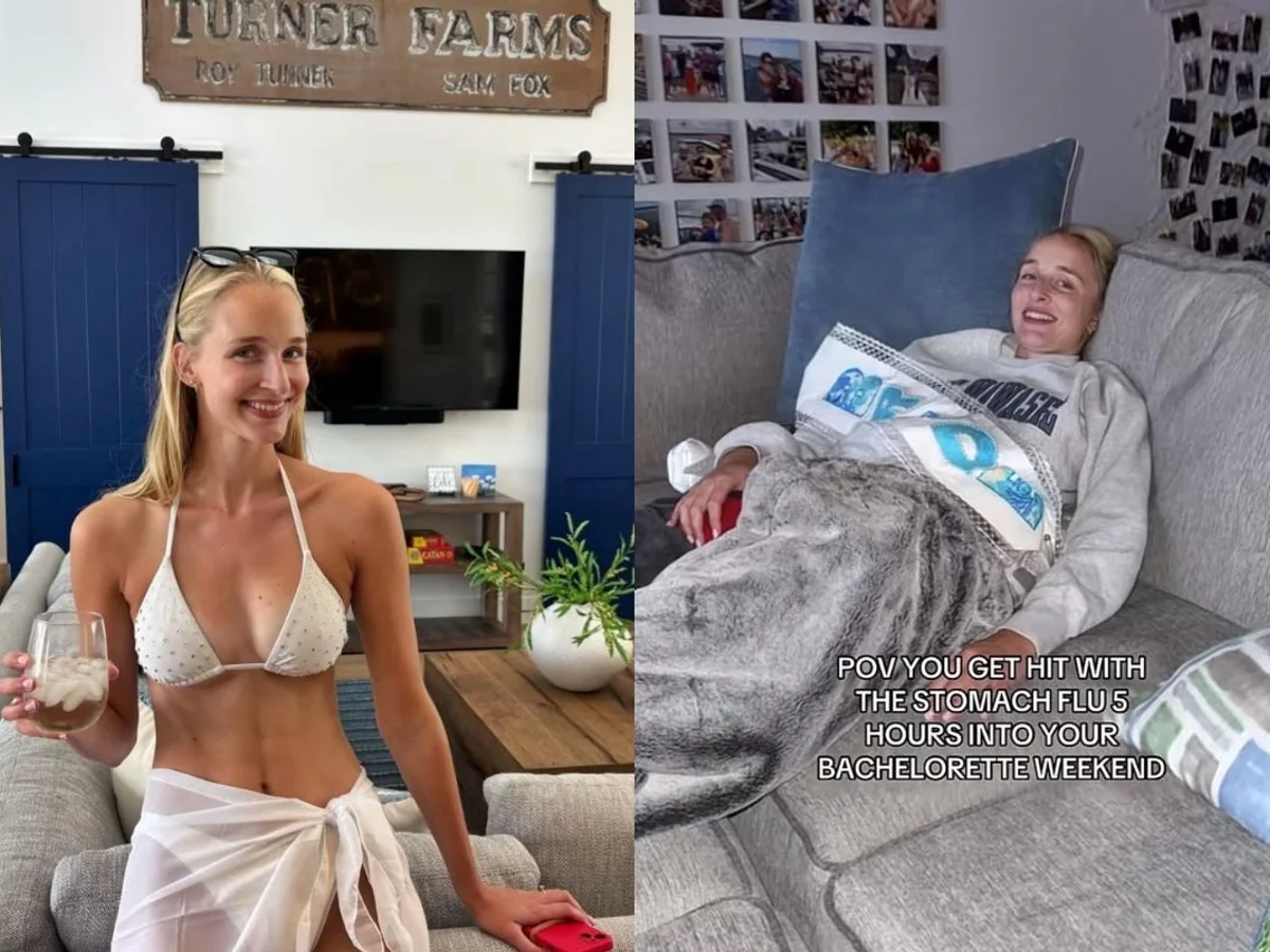 Noiva fica acamada durante despedida de solteira e amigas continuam a festa