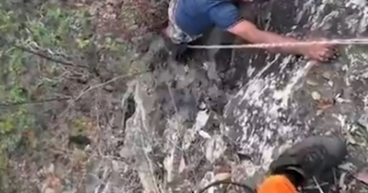 Homem escorrega ao tirar selfie e fica preso à beira de precipício por 11 horas no Tocantins