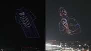 Show de drones homenageia Messi em despedida da sele&ccedil;&atilde;o argentina; assista