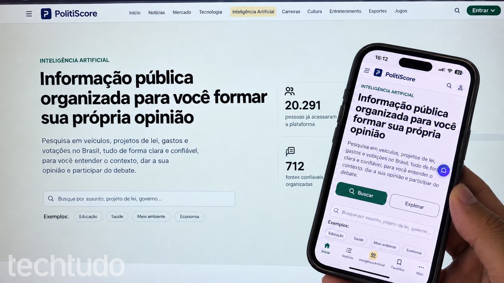 PolitiScore — Foto: Késya Holanda/TechTudo