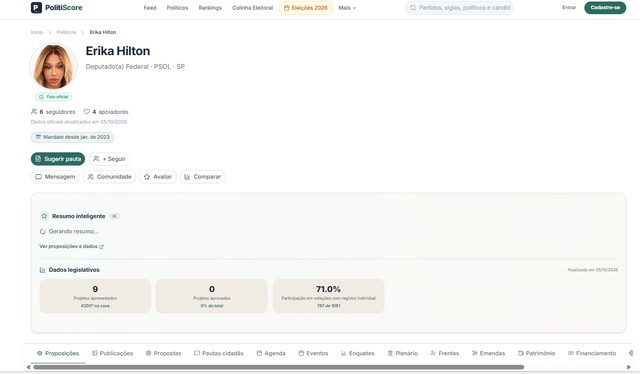 PolitiScore: conheça a rede social para acompanhar e avaliar políticos