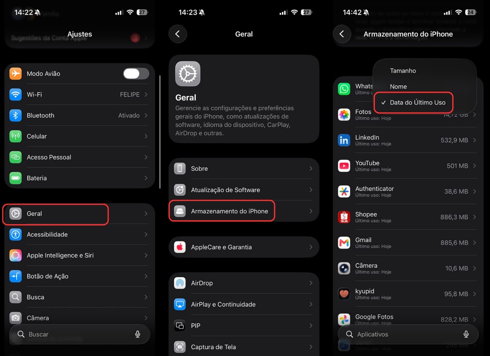 Celular com memória cheia? Veja o que apagar sem perder fotos importantes