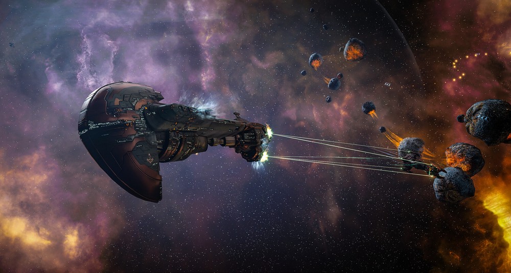 Viva uma aventura espacial memorável em EVE Online — Foto: Reprodução/Steam