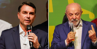 Fl&aacute;vio Bolsonaro (PL) e Lula (PT) seguem para o segundo turno das elei&ccedil;&otilde;es gerais na disputa pela Presid&ecirc;ncia da Rep&uacute;blica Foto: Estad&atilde;o Conte&uacute;do