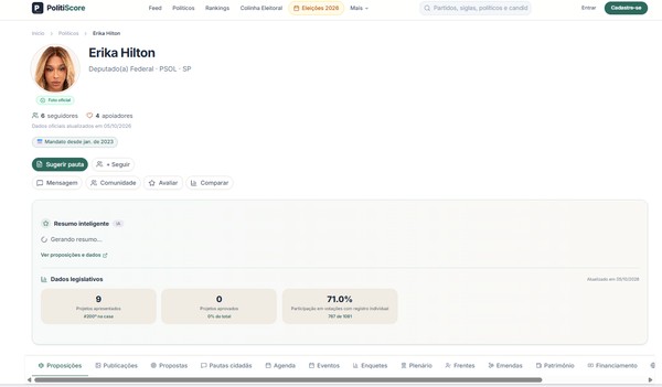 PolitiScore: conheça a rede social para acompanhar e avaliar políticos