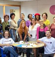 Oficina gratuita de estamparia ajuda artesãs de São Paulo a ampliar negócios e conquistar novos mercados Foto: Divulgação / Perfil Brasil