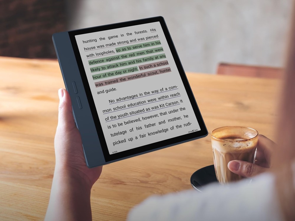 Bigme B7 é tablet E-Ink que compete com Kindle Colorsoft — Foto: Reprodução/Bigme