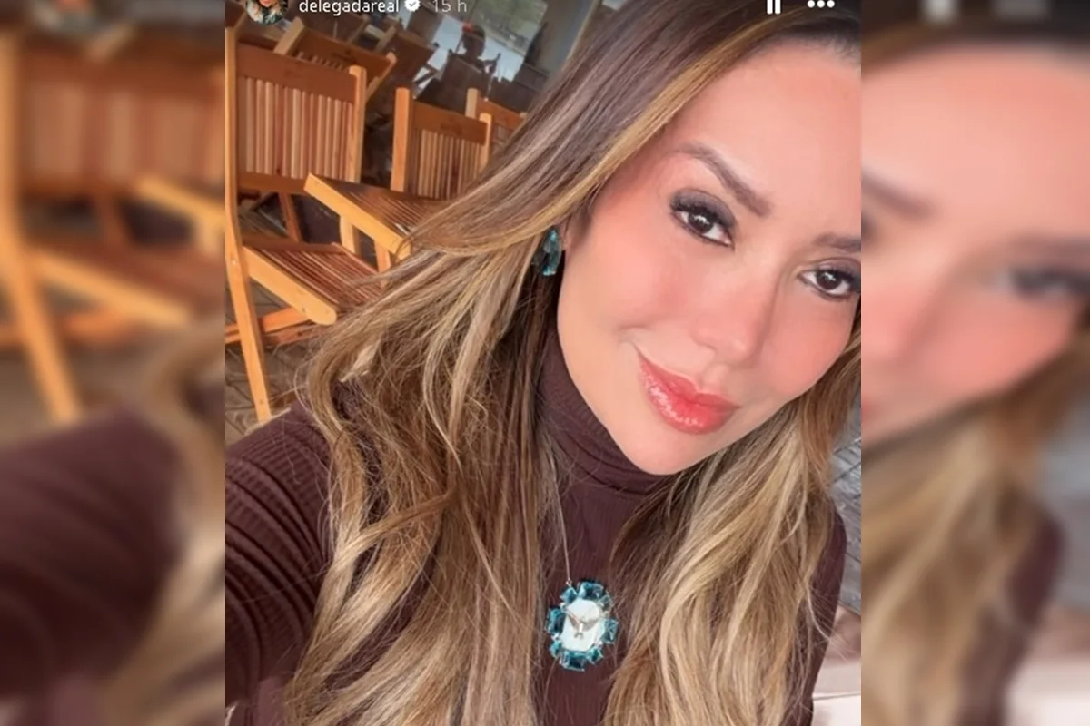 A delegada publicou story em um restaurante no Pontão Sul