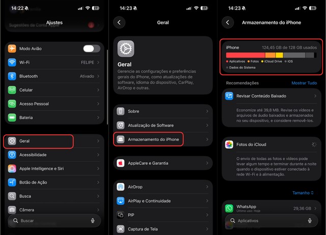 Celular com memória cheia? Veja o que apagar sem perder fotos importantes