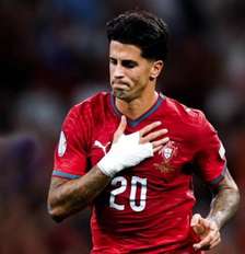 Foto: Divulgação - Legenda: João Cancelo comemora o gol marcado na vitória de Portugal sobre a Noruega / Jogada10